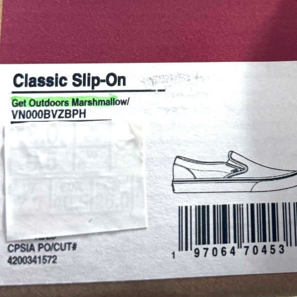 VANS Classic Slip On Shoe Women Size Sneakers Skate Low Canvas White VN000BVZBPH - Picture 8 of 9